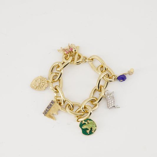 Charm Gold Bracelet