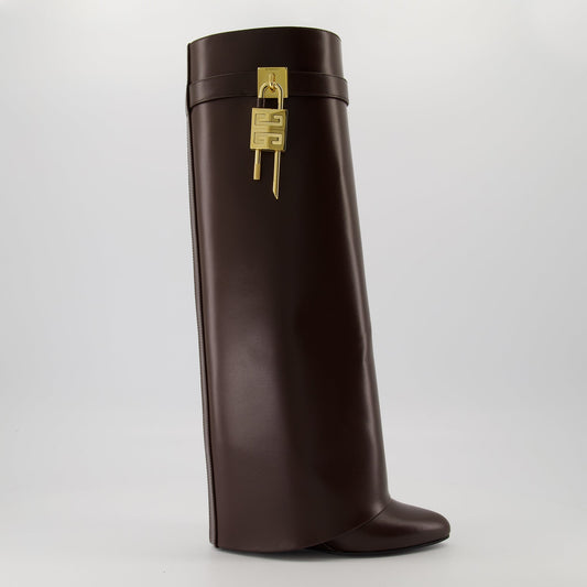 Shark Lock Brown Boots