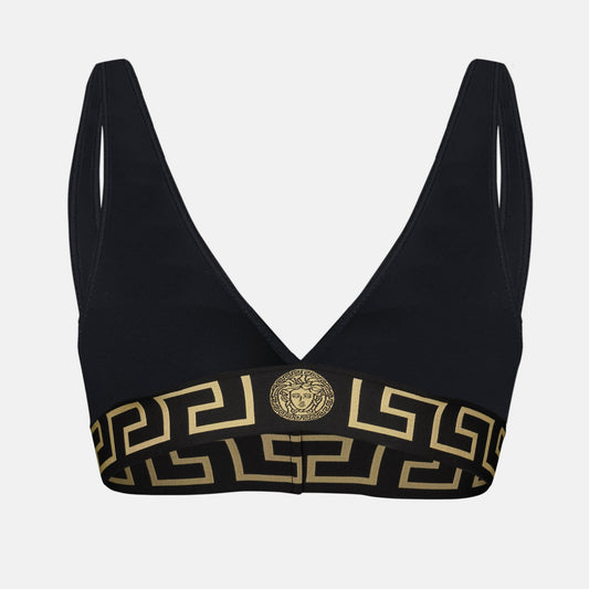 Greca Border Bikini Top