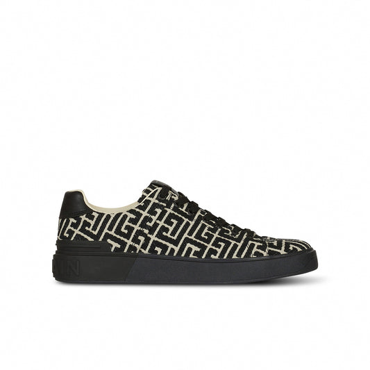 Monogram jacquard B-Court sneakers
