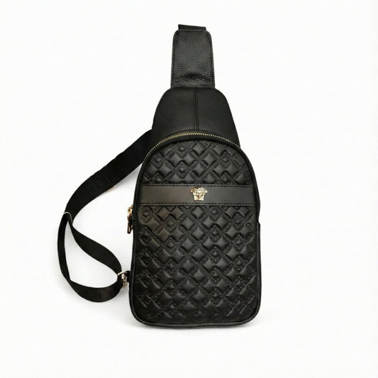 Medusa Crest Crossbody Sling